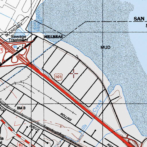 Topographic Map of Stanton Post Office, CA