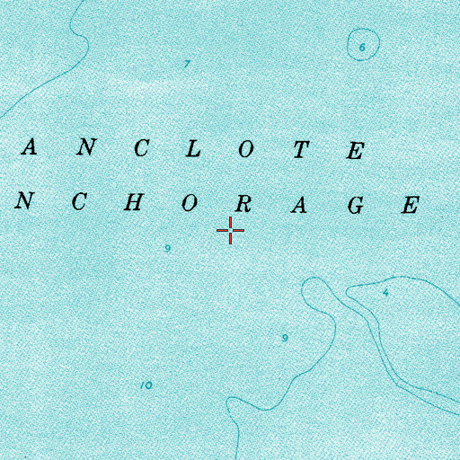 Topographic Map of Anclote Anchorage, FL