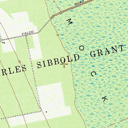 Topographic Map of Charles Sibbold Grant, FL