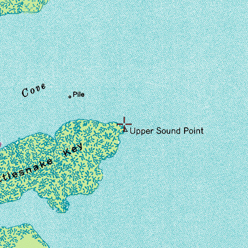 Topographic Map of Upper Sound Point, FL
