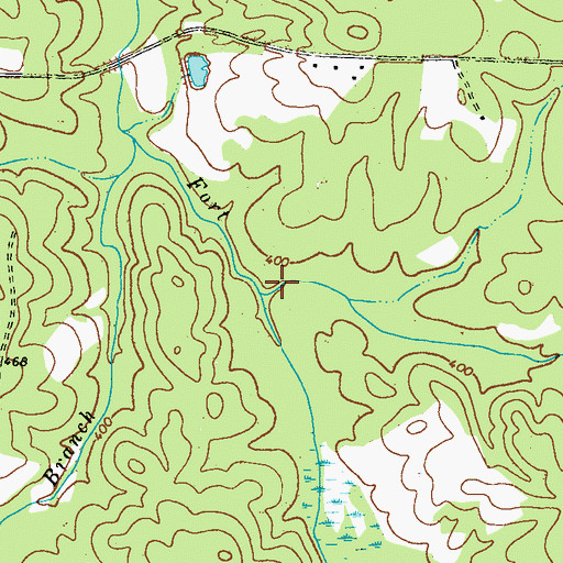 Topographic Map of Alfriend Branch, GA