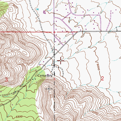Topographic Map of Ramsey Canyon, AZ
