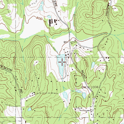 Topographic Map of Waters Lake, GA