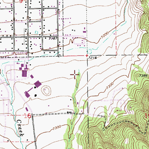Topographic Map of Robertson Hollow, AZ