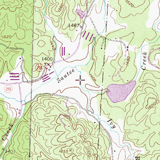 Topographic Map of Reservoir 18, GA