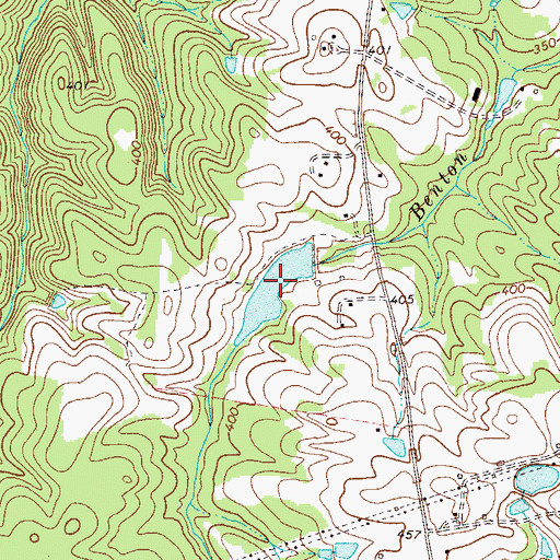 Topographic Map of Crawford Lake, GA