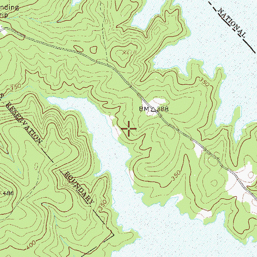 Topographic Map of Murry Island (historical), GA
