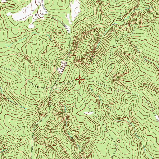 Topographic Map of Smiths Chapel (historical), GA
