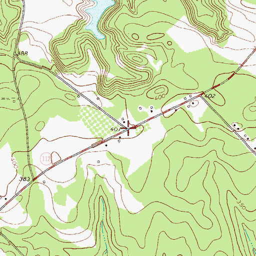 Topographic Map of Lindsey, GA