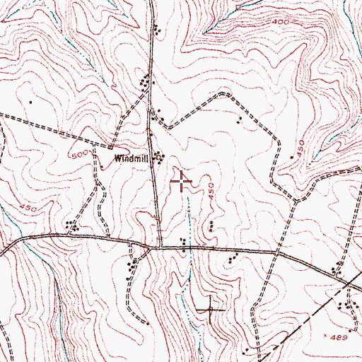 Topographic Map of Tabernacle School (historical), GA