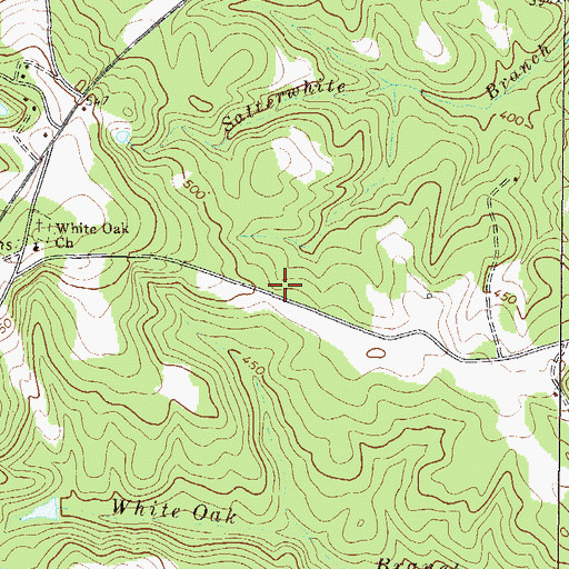 Topographic Map of Morris School (historical), GA