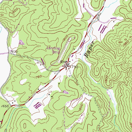 Topographic Map of Wikle Store, GA