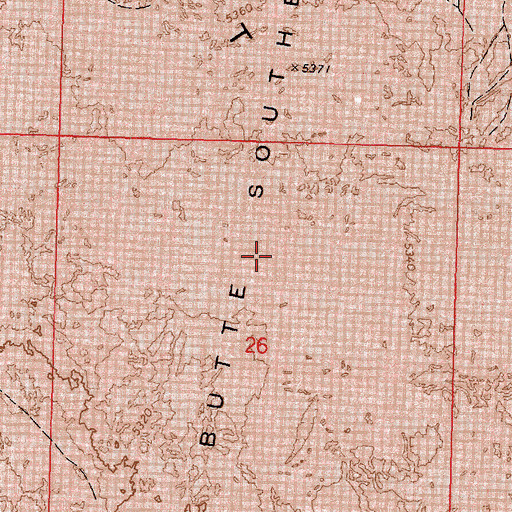 Topographic Map of Sheep Trail Butte Southeast Flow, ID