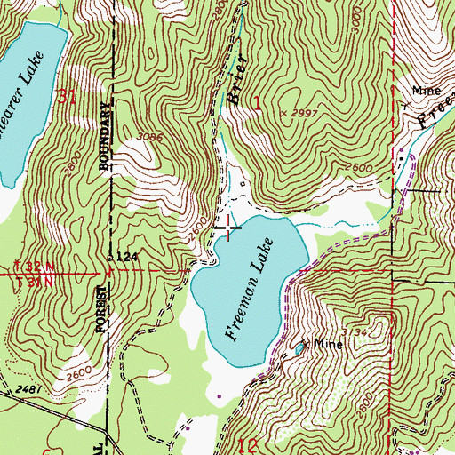 Topographic Map of Brier Creek, ID