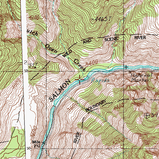 Topographic Map of Dutch Oven Creek, ID