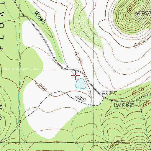 Topographic Map of Seep Tank, AZ