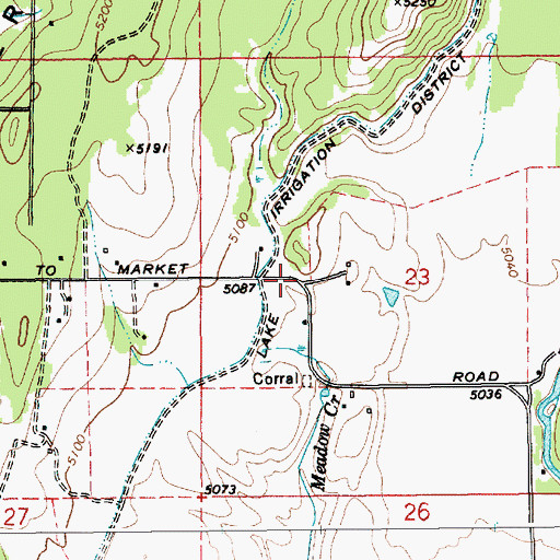 Topographic Map of Elo (historical), ID