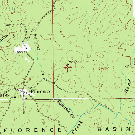 Topographic Map of Scott Williams, ID