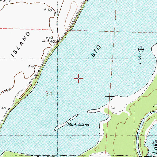 Topographic Map of Beebe Lake, IL
