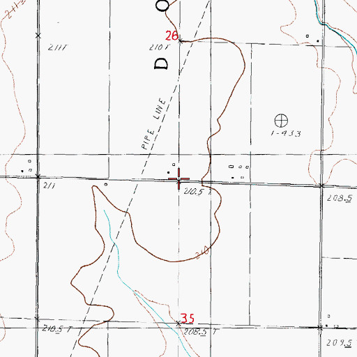 Topographic Map of Bohler School (historical), IL