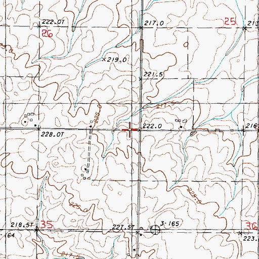 Topographic Map of Fairview School (historical), IL