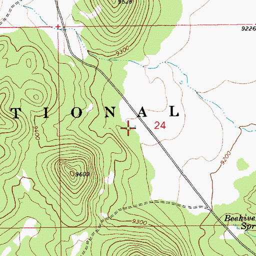 Topographic Map of Wooly Tank, AZ