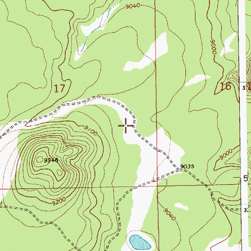 Topographic Map of Loop Sink Number One, AZ
