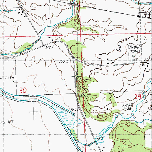 Topographic Map of Plum Grove School (historical), IL