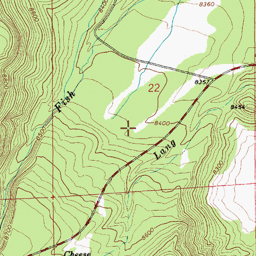 Topographic Map of Duke Spring, AZ