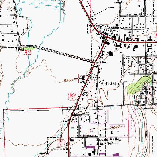 Topographic Map of Apache and Sitgraves Forest Supervisor Office, AZ