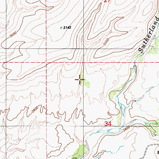 Topographic Map of Catalina State Park, AZ