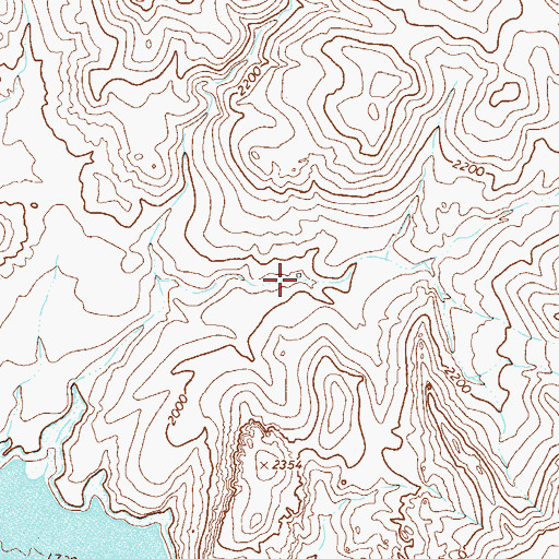 Topographic Map of SB Cabin, AZ