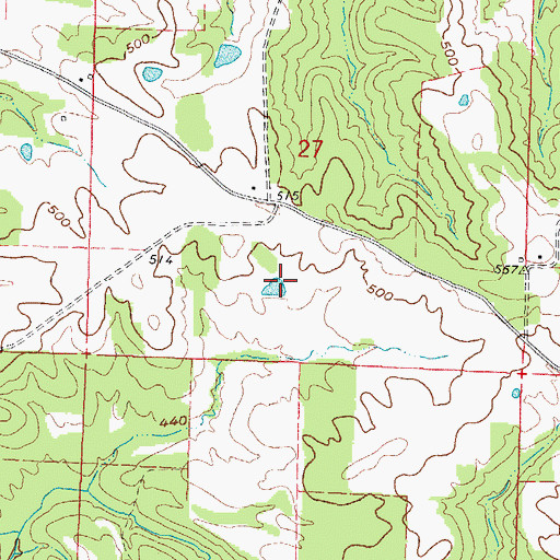 Topographic Map of Big Boaz, IL