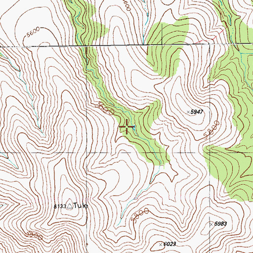 Topographic Map of Benchmark Tank Number 2, AZ