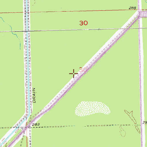 Topographic Map of Quail Mesa Airport, AZ