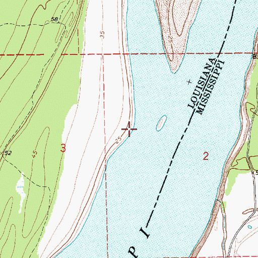 Topographic Map of Black Hawk Point, LA