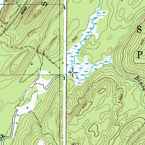 Topographic Map of Crummett Brook, ME