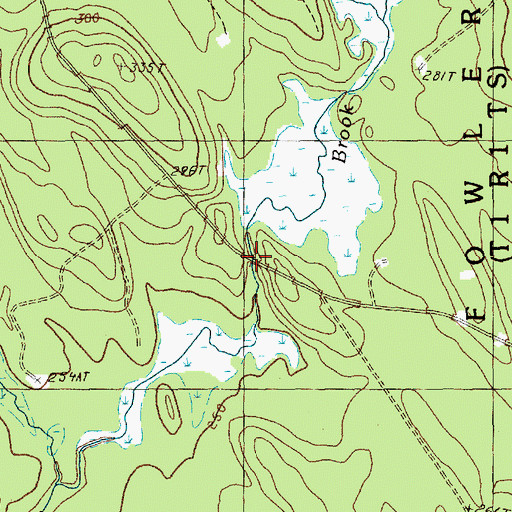 Topographic Map of Kennebec Dam (historical), ME