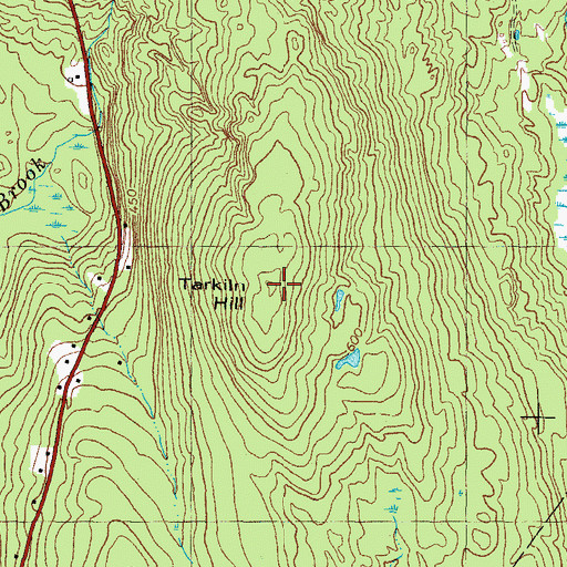Topographic Map of Tarkiln Hill, ME