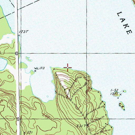 Topographic Map of Stone Camp, ME