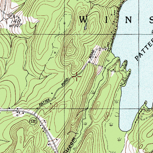 Topographic Map of Town of Winslow, ME