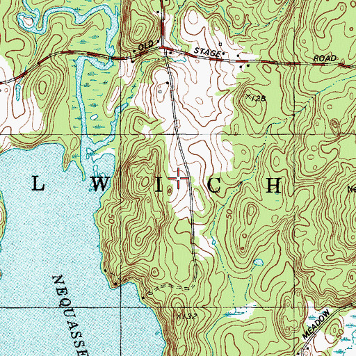 Topographic Map of Town of Woolwich, ME