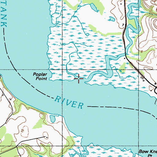 Topographic Map of Little Marsh Creek, MD
