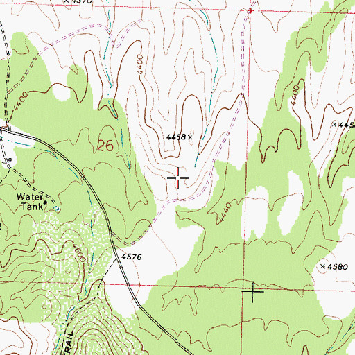 Topographic Map of Hualapai Valley, AZ