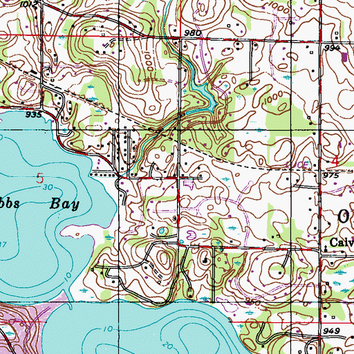 Topographic Map of Orono, MN