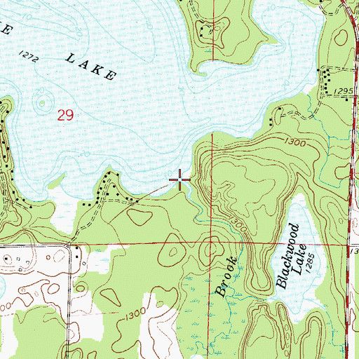 Topographic Map of Hasty Brook, MN