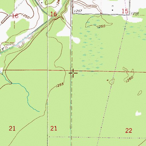Topographic Map of Township of Halden, MN