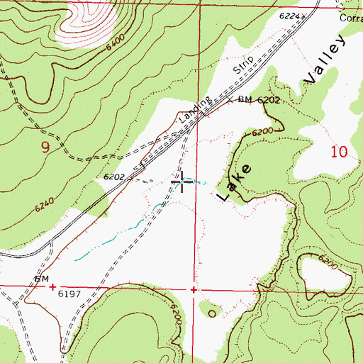 Topographic Map of Lake Valley, AZ