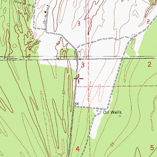 Topographic Map of Kienstra School (historical), MS