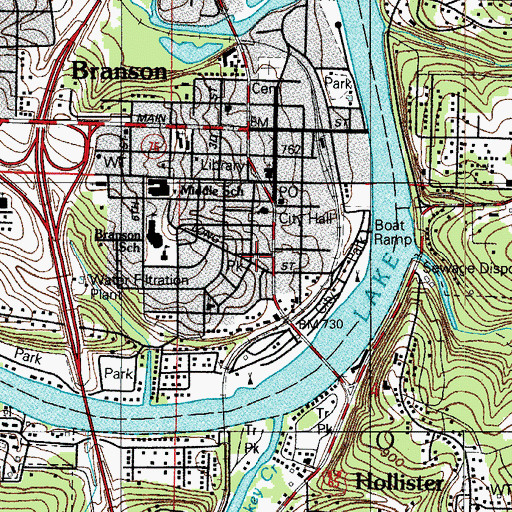 Topographic Map of Epps Park, MO